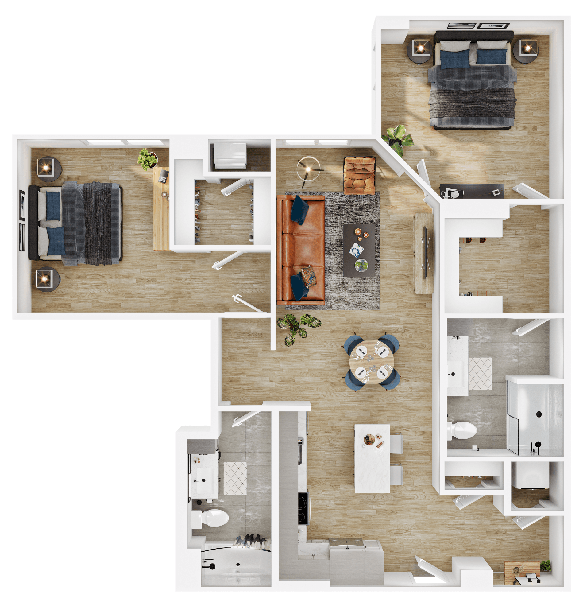 Floor plan layout diagram for B18